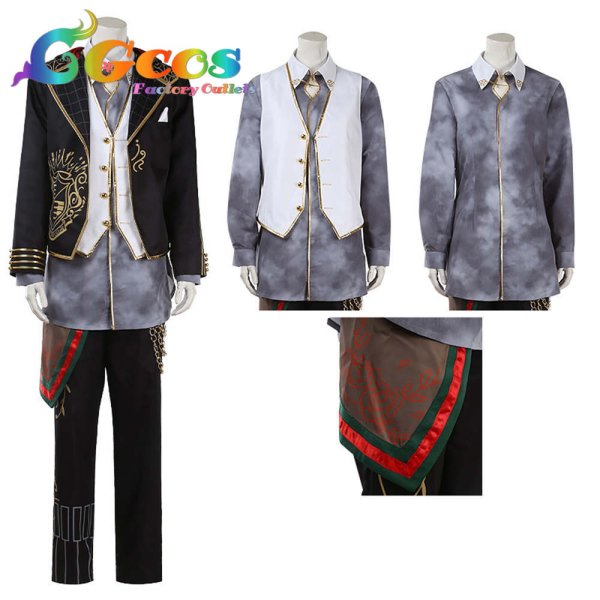 画像5: プロジェクトセカイ カラフルステージ!feat.初音ミク RAD DOGS 青柳冬弥 コスプレ衣装 (5)