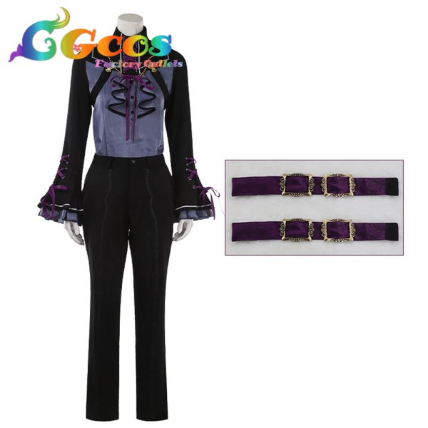 画像6: あんさんぶるスターズ!  Music Distorted Heart 礼瀬マヨイ コスプレ衣装 (6)