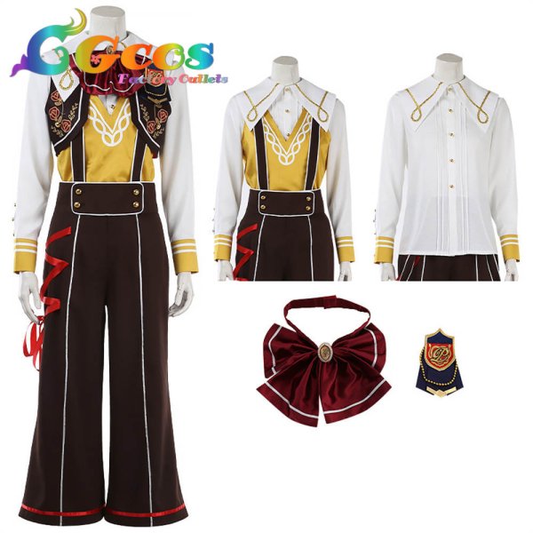 画像10: あんさんぶるスターズ! スカウト!プリティ5 巴日和 白鳥藍良 鳴上嵐 姫宮桃李 影片みか コスプレ衣装 (10)