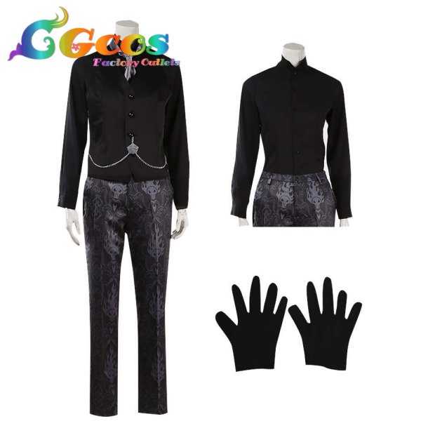 画像5: イグニハイド寮 イデア・シュラウド Idia Shroud なりきり花婿 コスプレ衣装 (5)