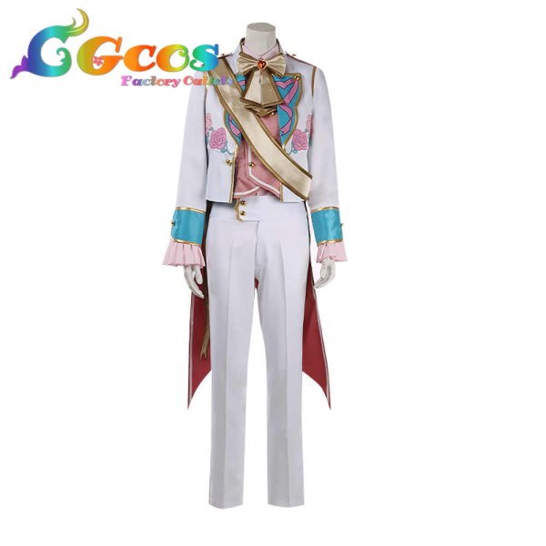 画像3: あんさんぶるスターズ! Music ショコラ甘風そよぐプリマヴェーラ 伏見弓弦 日々樹渉 姫宮桃李 天祥院英智 コスプレ衣装 (3)