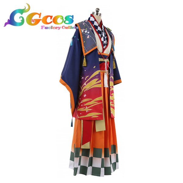 画像2: あんさんぶるスターズ! 緑黒の門番 蓮巳敬人 コスプレ衣装 (2)