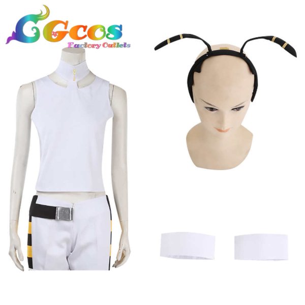 画像5: あんさんぶるスターズ! Music スカウト!ハニービー 勤労ハニービー 桜河こはく コスプレ衣装 (5)