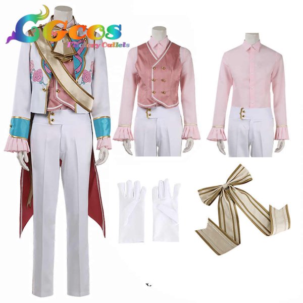 画像8: あんさんぶるスターズ! Music ショコラ甘風そよぐプリマヴェーラ 伏見弓弦 日々樹渉 姫宮桃李 天祥院英智 コスプレ衣装 (8)