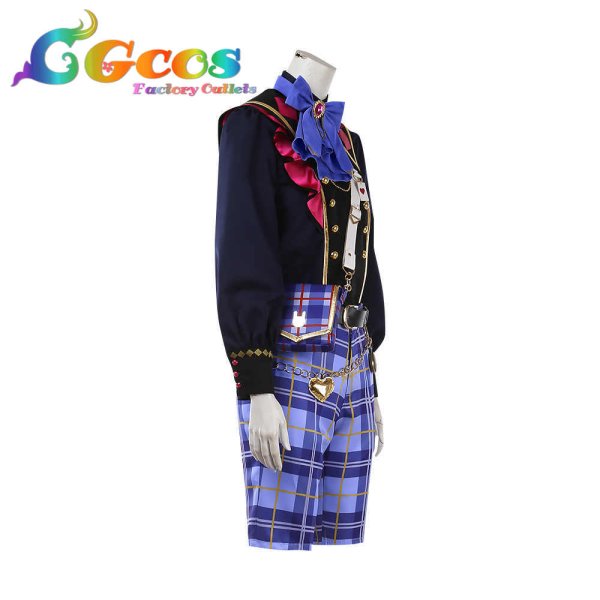 画像4: あんさんぶるスターズ! Music Ra*bits Wander!ブラックバニー in UNDERLAND 仁兎なずな  紫之創 真白友也 天満光 コスプレ衣装 (4)