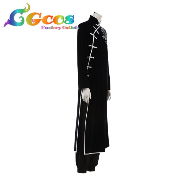 画像2: 呪術廻戦 五条悟 カンフー衣装 コスプレ衣装 (2)