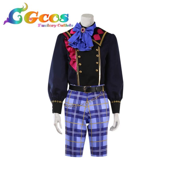 画像3: あんさんぶるスターズ! Music Ra*bits Wander!ブラックバニー in UNDERLAND 仁兎なずな  紫之創 真白友也 天満光 コスプレ衣装 (3)