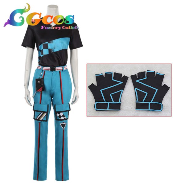 画像6: あんさんぶるスターズ! 交差する/モーターショウ 天城一彩 礼瀬マヨイ 南雲鉄虎 白鳥藍良 コスプレ衣装 (6)