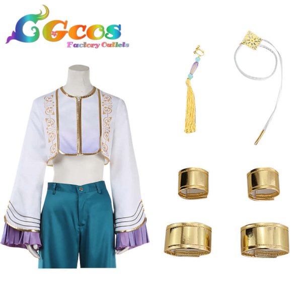 画像8: あんさんぶるスターズ!  ES アイドルソング 逆先夏目 青葉つむぎ 春川宙 コスプレ衣装 (8)