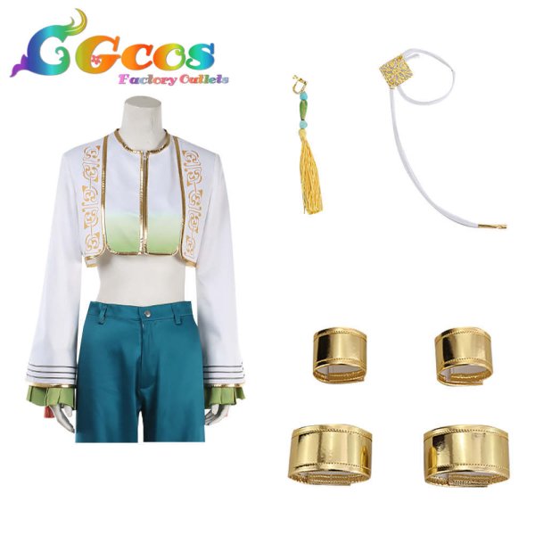 画像6: あんさんぶるスターズ!  ES アイドルソング 逆先夏目 青葉つむぎ 春川宙 コスプレ衣装 (6)