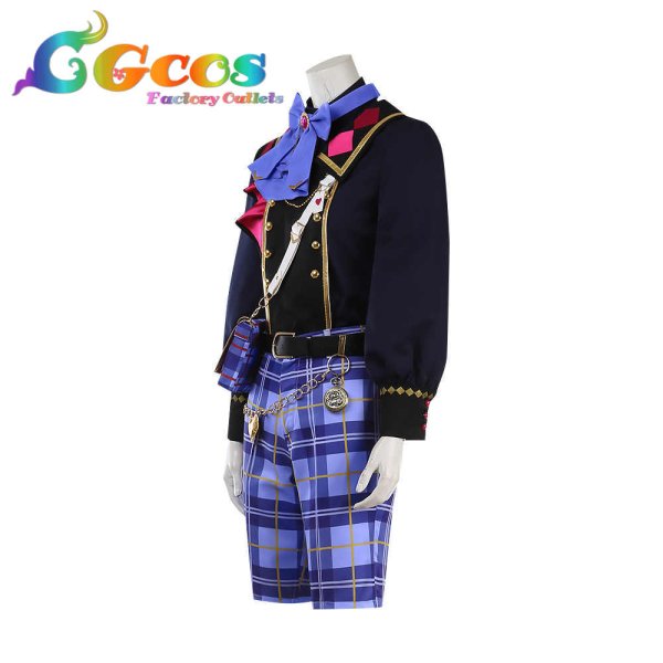 画像5: あんさんぶるスターズ! Music Ra*bits Wander!ブラックバニー in UNDERLAND 仁兎なずな  紫之創 真白友也 天満光 コスプレ衣装 (5)