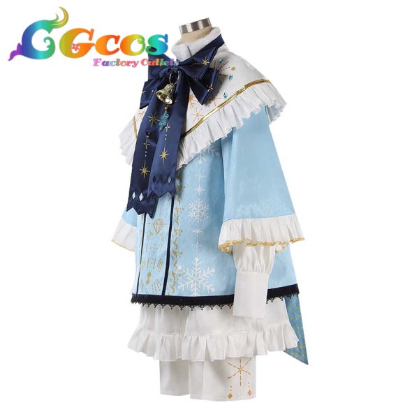 画像3: あんさんぶるスターズ! Branco ブランコ Sweet Sweet White Song 白鳥藍良 春川宙 紫之創 姫宮桃李 コスプレ衣装 (3)