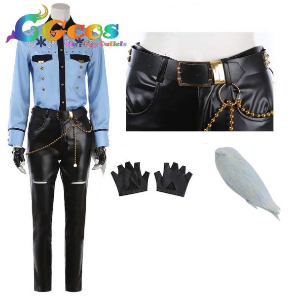 画像13: あんさんぶるスターズ! 6周年記念 ALKALOID Trickstar UNDEAD Double Face Eve Switch  Ra*bits Fine Valhyrie Crazy:B コスプレ衣装 (13)