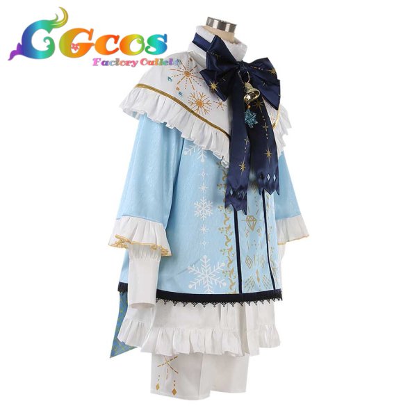 画像2: あんさんぶるスターズ! Branco ブランコ Sweet Sweet White Song 白鳥藍良 春川宙 紫之創 姫宮桃李 コスプレ衣装 (2)