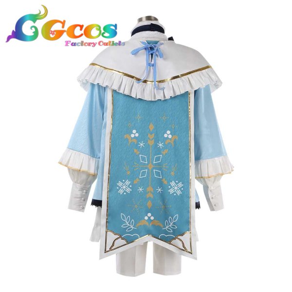 画像4: あんさんぶるスターズ! Branco ブランコ Sweet Sweet White Song 白鳥藍良 春川宙 紫之創 姫宮桃李 コスプレ衣装 (4)