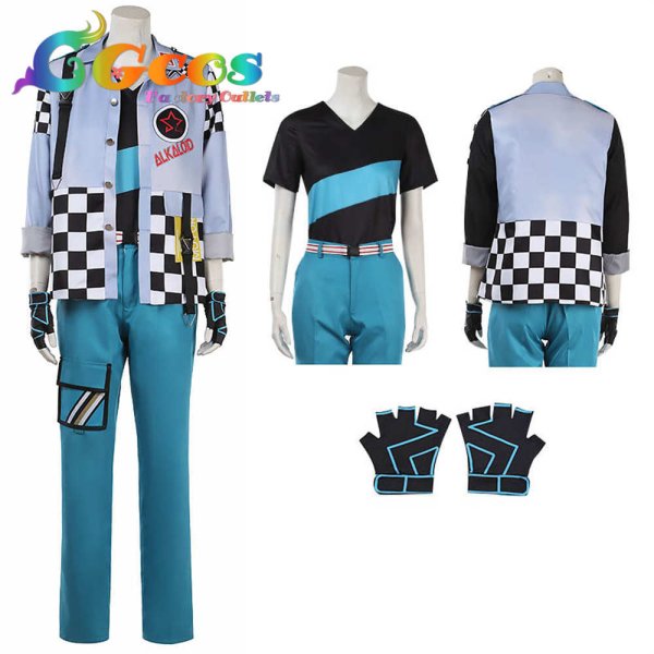 画像9: あんさんぶるスターズ! 交差する/モーターショウ 天城一彩 礼瀬マヨイ 南雲鉄虎 白鳥藍良 コスプレ衣装 (9)