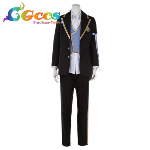 画像5: オクタヴィネル寮 アズール・アーシェングロット Azul Ashengrotto フロイド・リーチ Floyd Leech ジェイド・リーチ Jade Leech コスプレ衣装 (5)