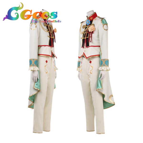 画像2: あんさんぶるスターズ! 春雷*謳歌のテンペスト 天祥院英智 日々樹渉 伏見弓弦 姫宮桃李 コスプレ衣装 (2)