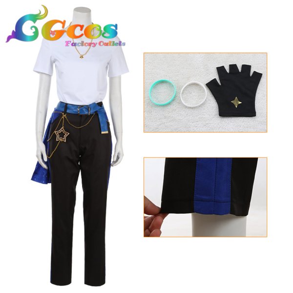 画像8: あんさんぶるスターズ! 氷鷹北斗 明星スバル 衣更真緒 遊木真 Trickstar BRAND NEW STARS!! コスプレ衣装 (8)