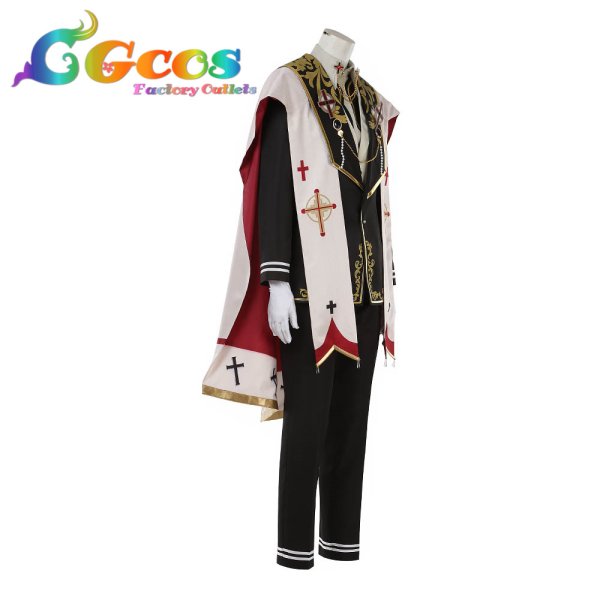 画像2: あんさんぶるスターズ! 静謐の祈り 風早巽 コスプレ衣装 (2)