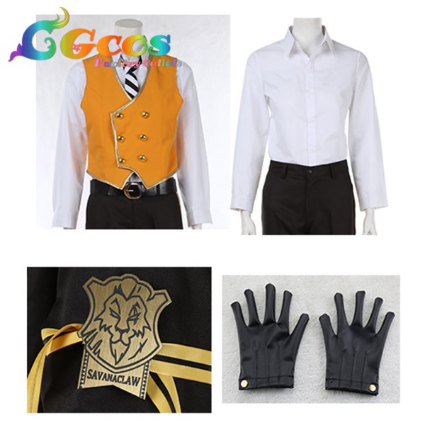 画像9: サバナクロー寮 ジャック・ハウル Jack Howl レオナ・キングスカラー Leona Kingscholar ラギー・ブッチ Ruggie Bucchi コスプレ衣装 (9)