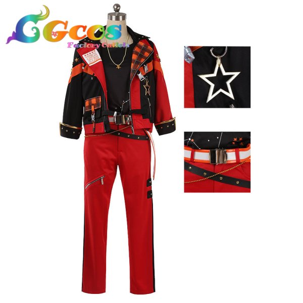 画像8: あんさんぶるスターズ! BIGBANG REFLECTION!! 氷鷹北斗 明星スバル 衣更真緒 遊木真 コスプレ衣装 (8)