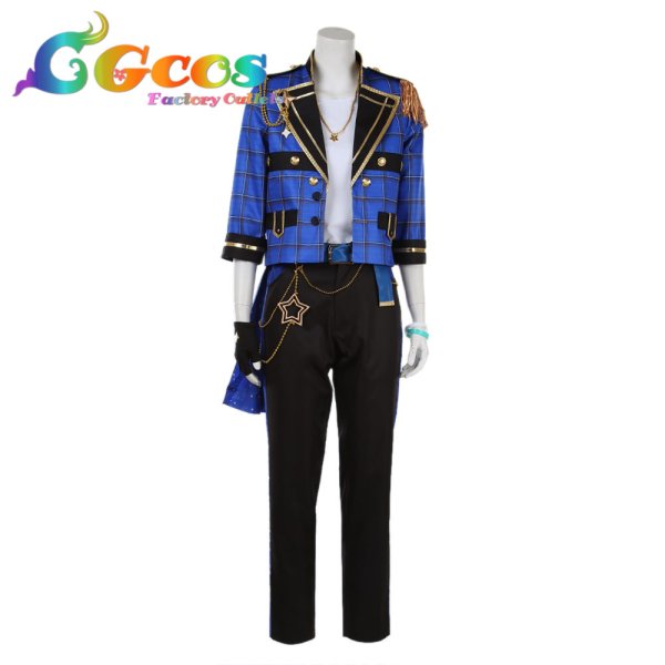 画像7: あんさんぶるスターズ! 氷鷹北斗 明星スバル 衣更真緒 遊木真 Trickstar BRAND NEW STARS!! コスプレ衣装 (7)