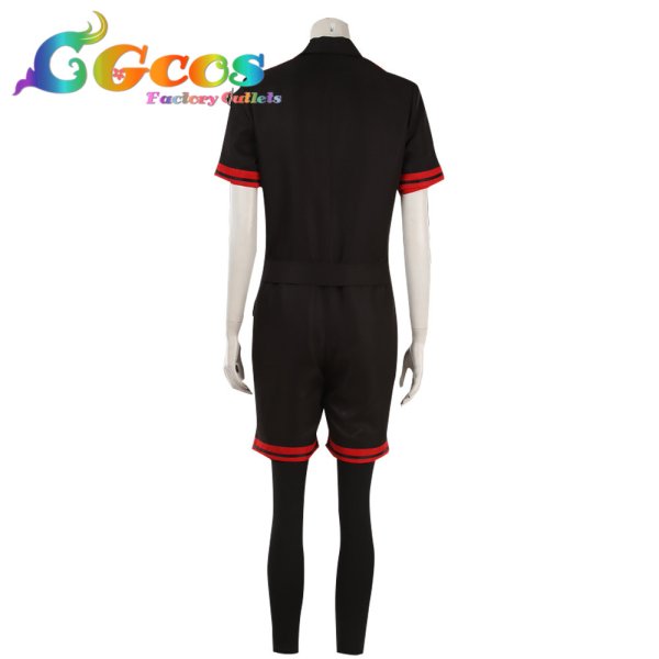 画像3: ハーツラビュル寮 トレイ・クローバー Trey Clover R/運動着 コスプレ衣装 (3)