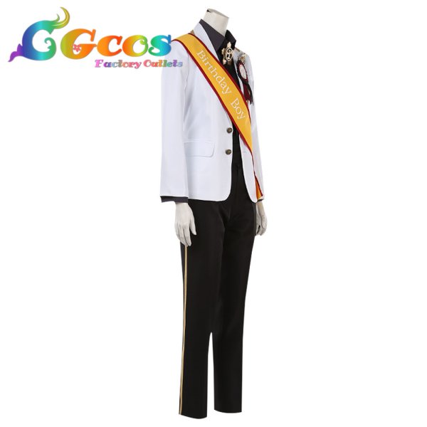 画像2: おめかしバースデー スカラビア寮 ジャミル・バイパー Jamil Viper ハーツラビュル寮 エース・トラッポラ Ace Trappola コスプレ衣装 (2)