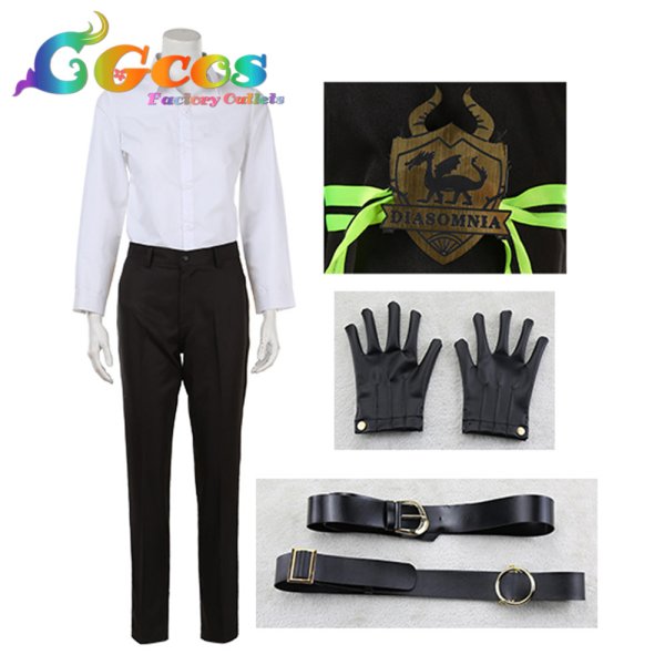 画像11: ディアソムニア寮 リリア・ヴァンルージュ Lilia Vanrouge マレウス・ドラコニア Malleus Draconia セベク・ジグボルト Sebek Zigvolt シルバー Silver コスプレ衣装 (11)