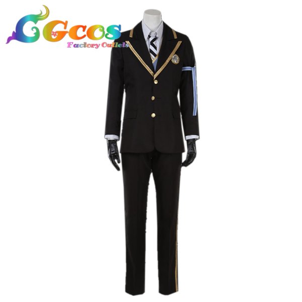 画像7: オクタヴィネル寮 アズール・アーシェングロット Azul Ashengrotto フロイド・リーチ Floyd Leech ジェイド・リーチ Jade Leech コスプレ衣装 (7)