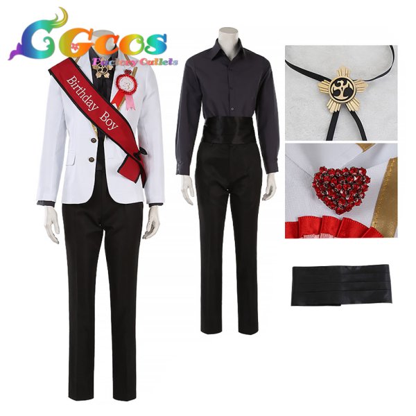 画像8: おめかしバースデー スカラビア寮 ジャミル・バイパー Jamil Viper ハーツラビュル寮 エース・トラッポラ Ace Trappola コスプレ衣装 (8)