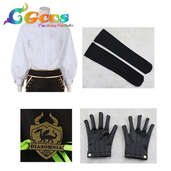 画像2: ディアソムニア寮 リリア・ヴァンルージュ Lilia Vanrouge マレウス・ドラコニア Malleus Draconia セベク・ジグボルト Sebek Zigvolt シルバー Silver コスプレ衣装 (2)