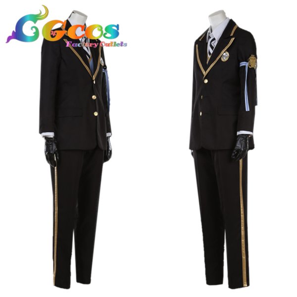 画像2: オクタヴィネル寮 アズール・アーシェングロット Azul Ashengrotto フロイド・リーチ Floyd Leech ジェイド・リーチ Jade Leech コスプレ衣装 (2)