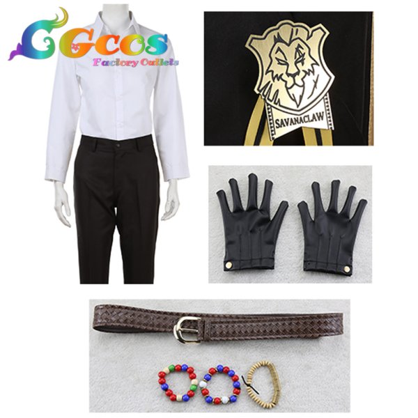 画像11: サバナクロー寮 ジャック・ハウル Jack Howl レオナ・キングスカラー Leona Kingscholar ラギー・ブッチ Ruggie Bucchi コスプレ衣装 (11)