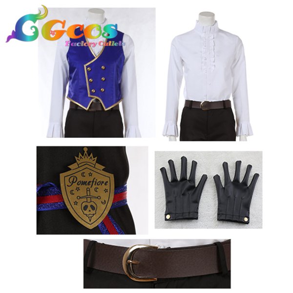 画像4: ポムフィオーレ寮 エペル・フェルミエ Epel Felmier ルーク・ハント Rook Hunt ヴィル・シェーンハイト Vil Schoenheit コスプレ衣装 (4)