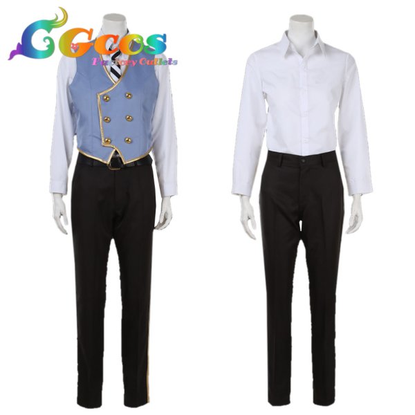 画像3: オクタヴィネル寮 アズール・アーシェングロット Azul Ashengrotto フロイド・リーチ Floyd Leech ジェイド・リーチ Jade Leech コスプレ衣装 (3)