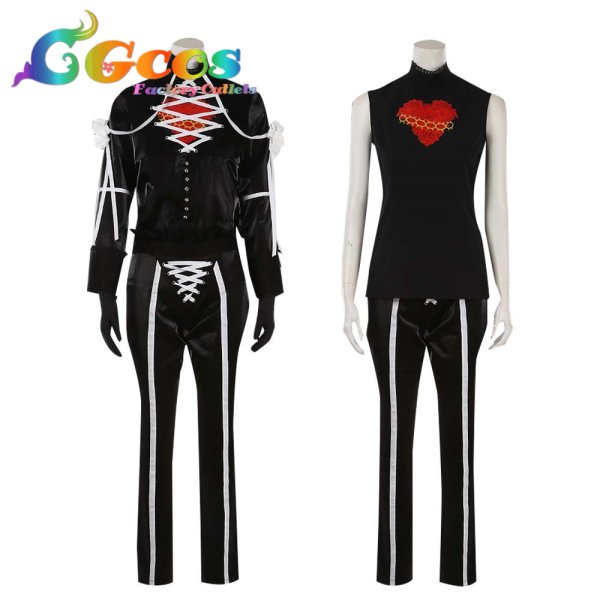 画像5: ハーツラビュル寮 ハロウィン限定衣装 スケアリー・ドレス エース・トラッポラ Ace Trappola デュース・スペード Deuce Spade リドル・ローズハート Riddle Rosehearts トレイ・クローバー Trey Clover コスプレ衣装 (5)
