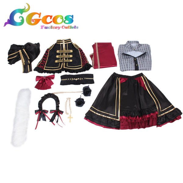 画像5: バーチャルYouTuber VTuber 葛葉 くずは 女体化 性転換 コスプレ衣装 (5)