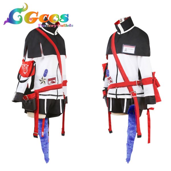 画像2: アークナイツ 明日方舟 Arknights テキサス TEXAS コスプレ衣装 (2)