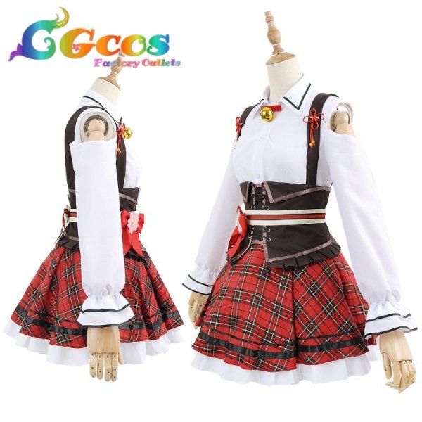 画像5: 50%OFF! バーチャルYouTuber　VTuber　さくらみこ　新衣装　コスプレ衣装 (5)