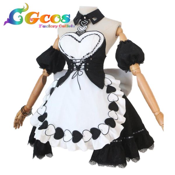 画像3: アズールレーン 能代 ノシロ IJN Noshiro 氷は少なめに? メイド コスプレ衣装 (3)