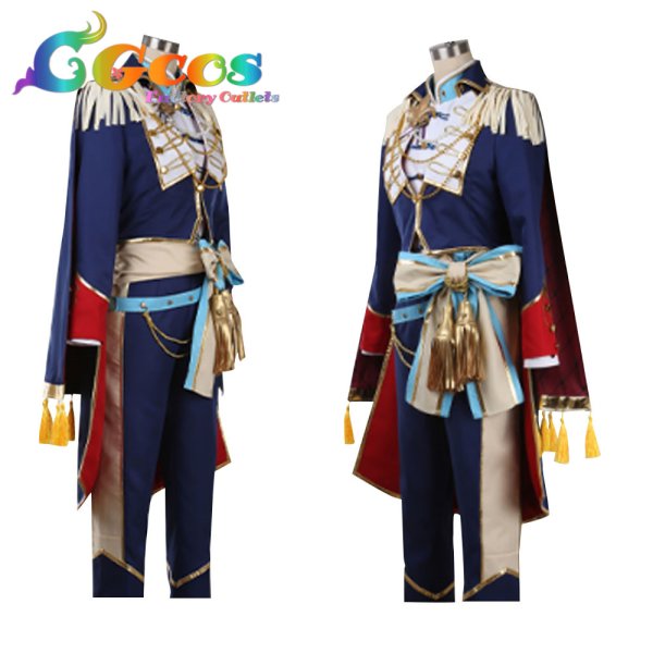 画像2: あんさんぶるスターズ! Knights(ナイツ) 返礼祭 朱桜司 コスプレ衣装 (2)