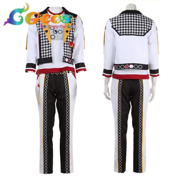 画像2: あんさんぶるスターズ!!Music 蜜蜂のリーダー Crazy:B 天城燐音 HiMERU 桜河こはく 椎名ニキ コスプレ衣装 (2)