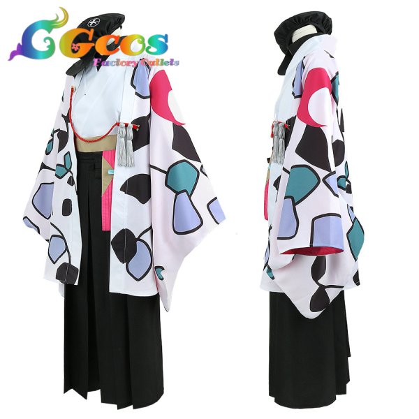 画像2: バーチャルYouTuber VTuber 三枝明那 着物 新衣装 コスプレ衣装 (2)