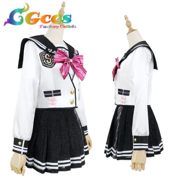 画像2: バーチャルYouTuber VTuber 健屋花那 新衣装 コスプレ衣装 (2)