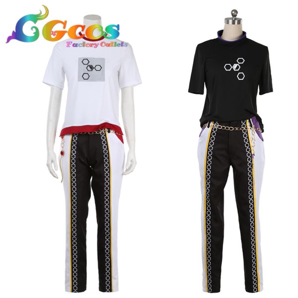 画像6: あんさんぶるスターズ!!Music 蜜蜂のリーダー Crazy:B 天城燐音 HiMERU 桜河こはく 椎名ニキ コスプレ衣装 (6)