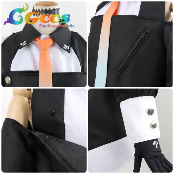 画像6: バーチャルYouTuber VTuber レヴィ・エリファ コスプレ衣装 (6)