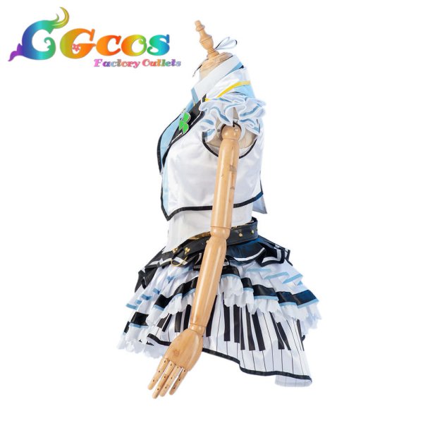 画像4: プロジェクトセカイ カラフルステージ!feat.初音ミク 桐谷遥 コスプレ衣装 (4)