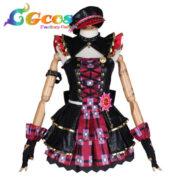 画像16: ラブライブ! サンシャイン!! Wake up, Challenger!! 津島善子 国木田花丸 黒澤ルビィ 渡辺曜 黒澤ダイヤ 高海千歌 松浦果南 小原鞠莉 桜内梨子 コスプレ衣装 (16)